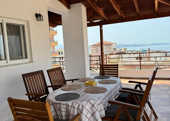 Seaview Penthouse In - Near The Lejlighed Sarandë